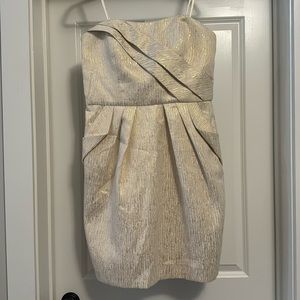 Max and Cleo Strapless Dress